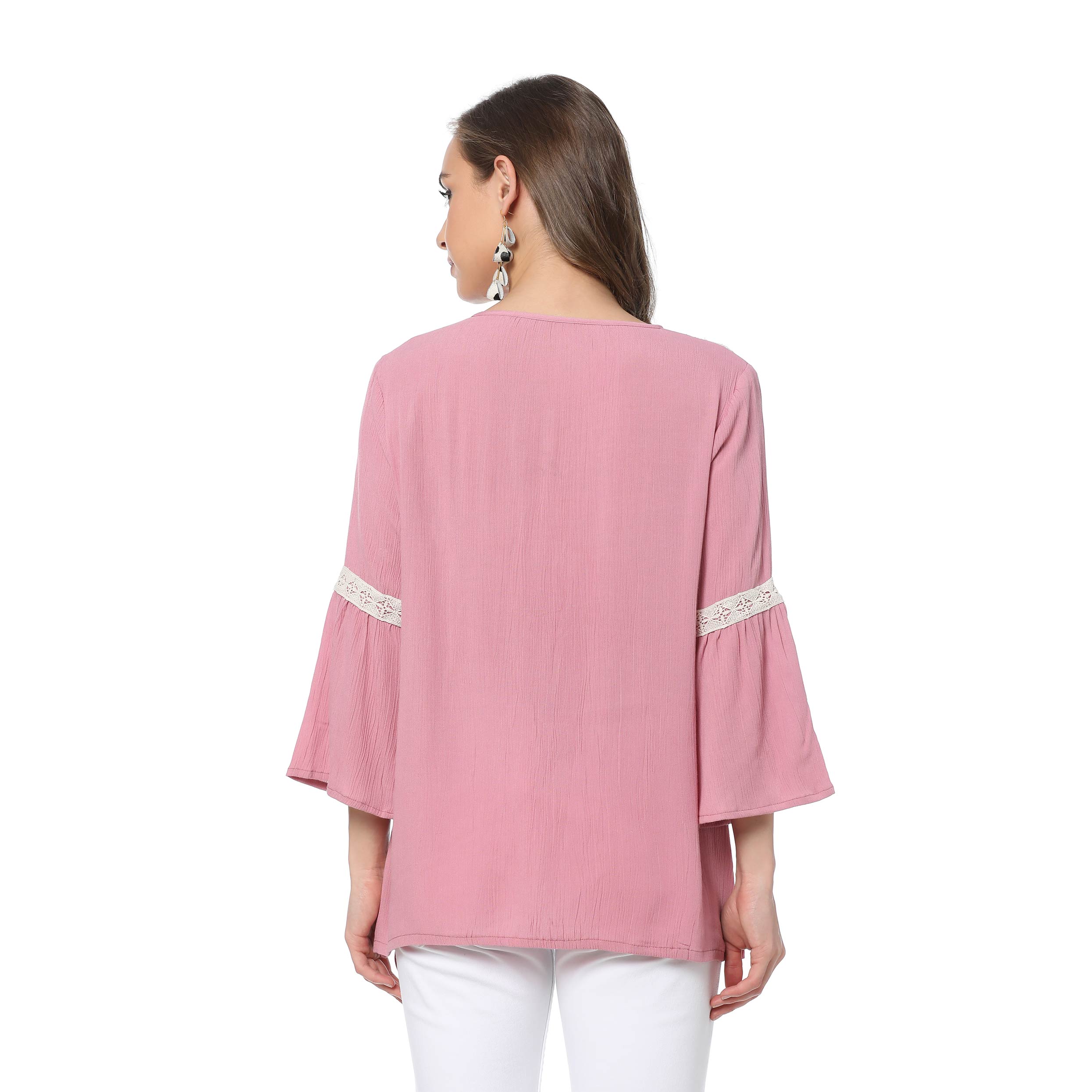 Netted Pink Top - MyraUSA