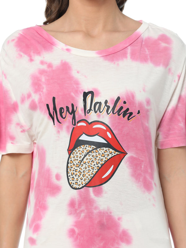 White Manic Tee - MyraUSA