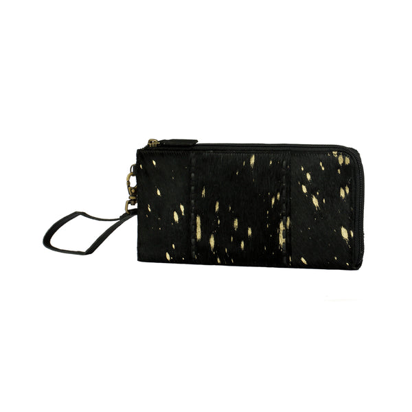 GILTED BLACK  WALLET