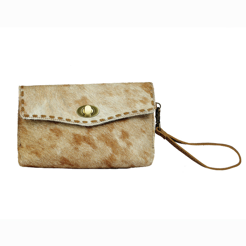 BROWN PLUMAGE WALLET