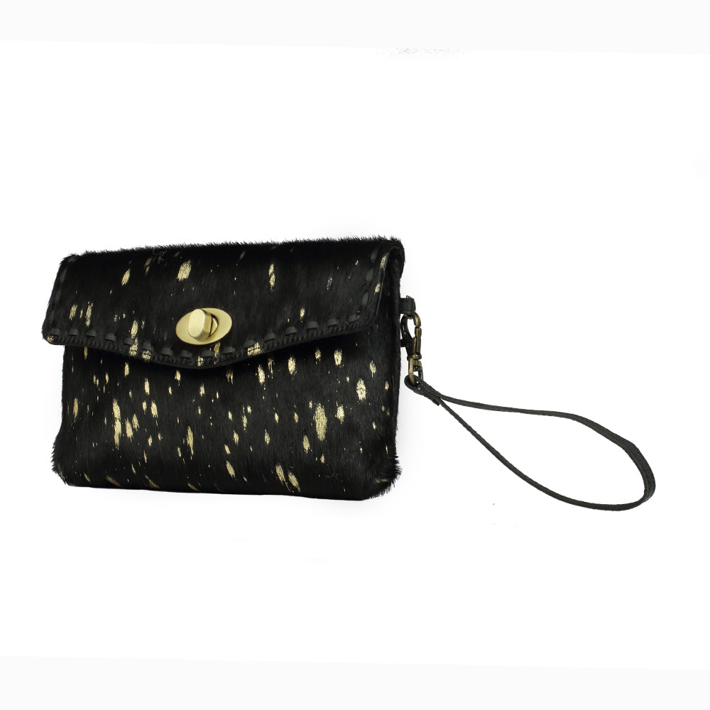 GOLD SEQUINS  WALLET - Myra USA