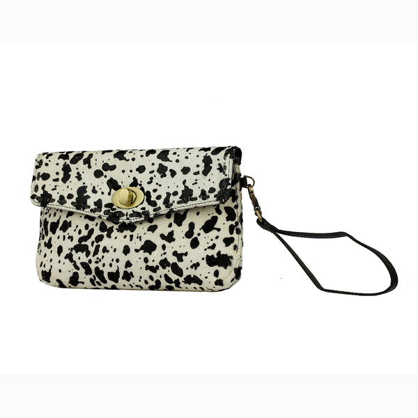 FRISKY BLACK AND WHITE WALLET