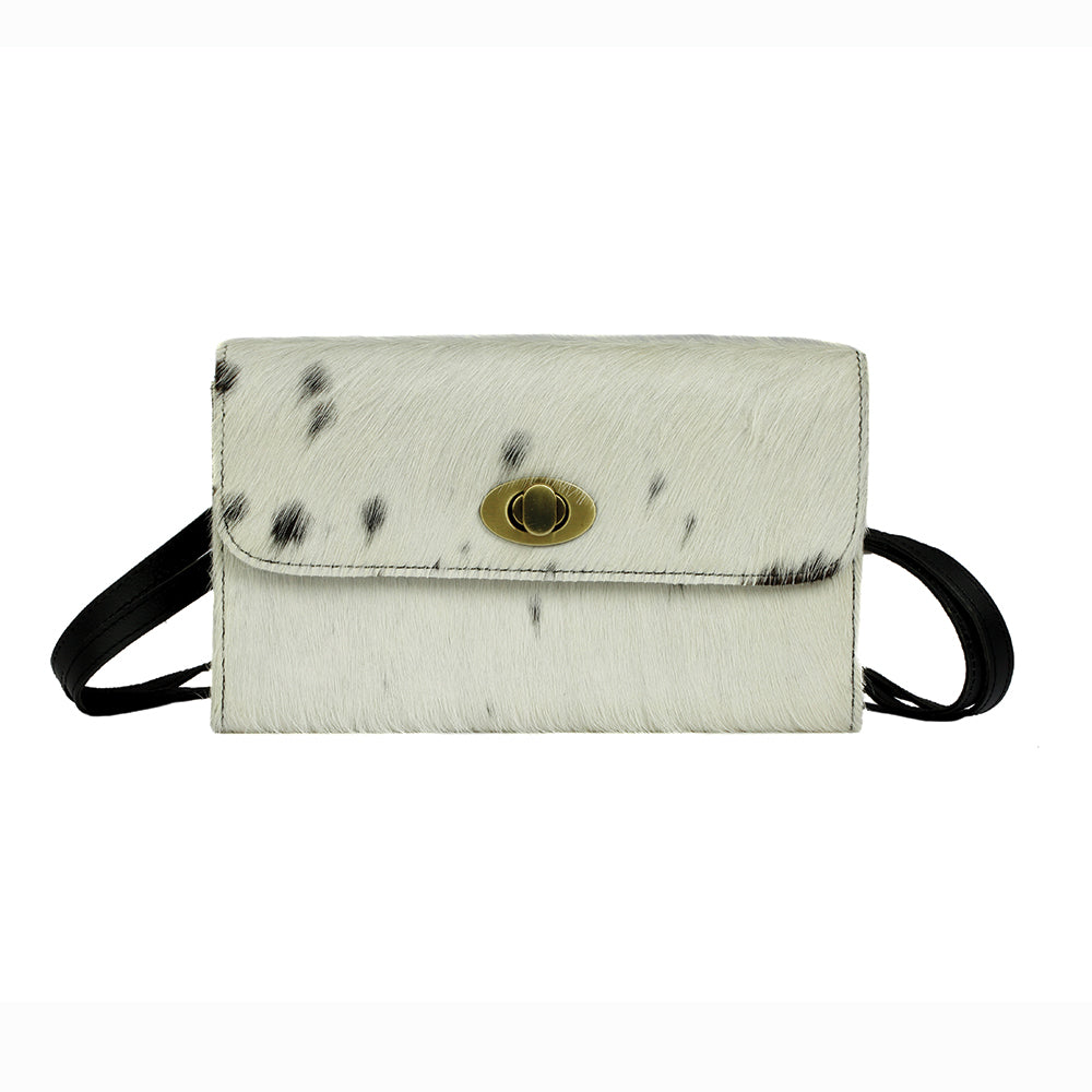 MONOCHROME HAIRON WALLET - Myra USA