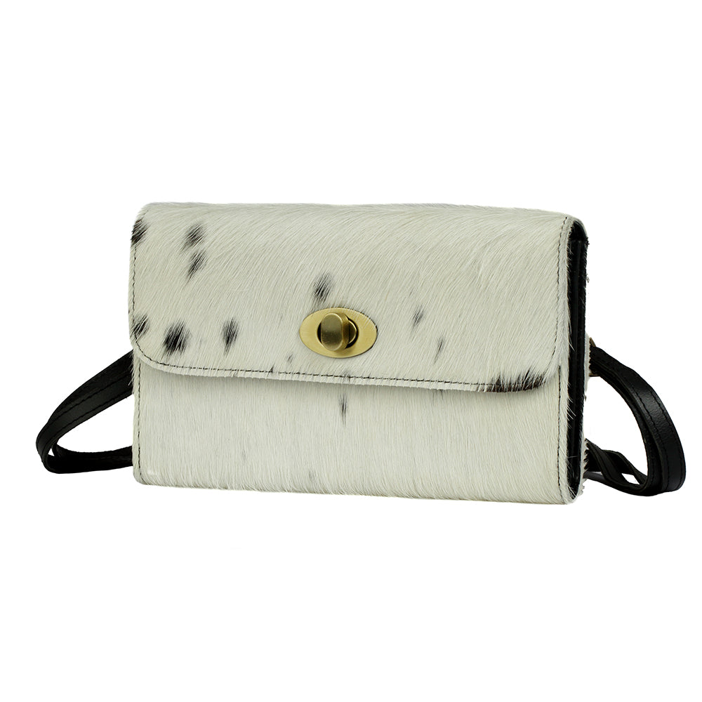 MONOCHROME HAIRON WALLET - Myra USA