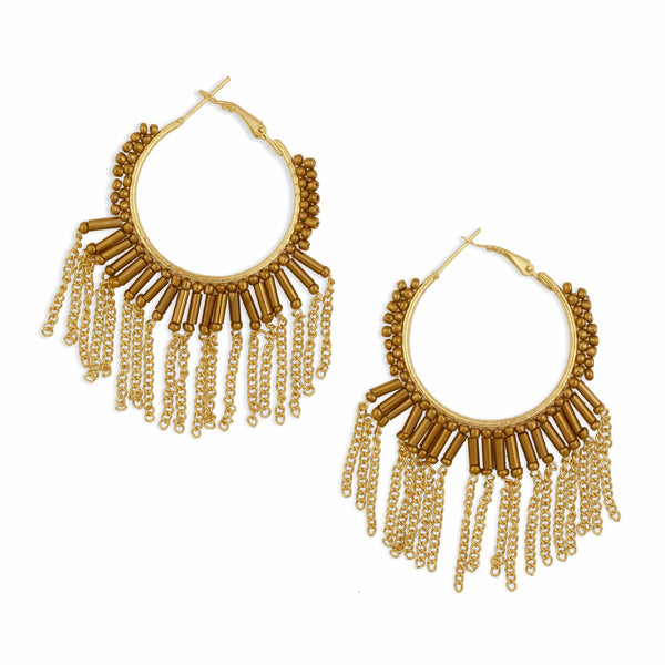 Gold Dangling Earrings - MyraUSA