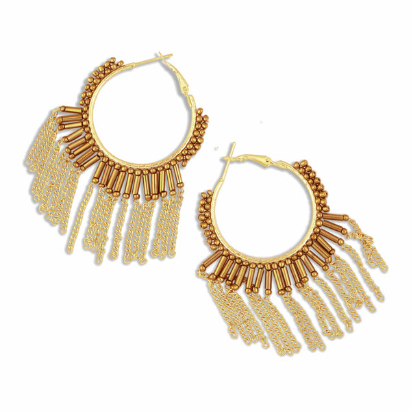 Gold Dangling Earrings - MyraUSA
