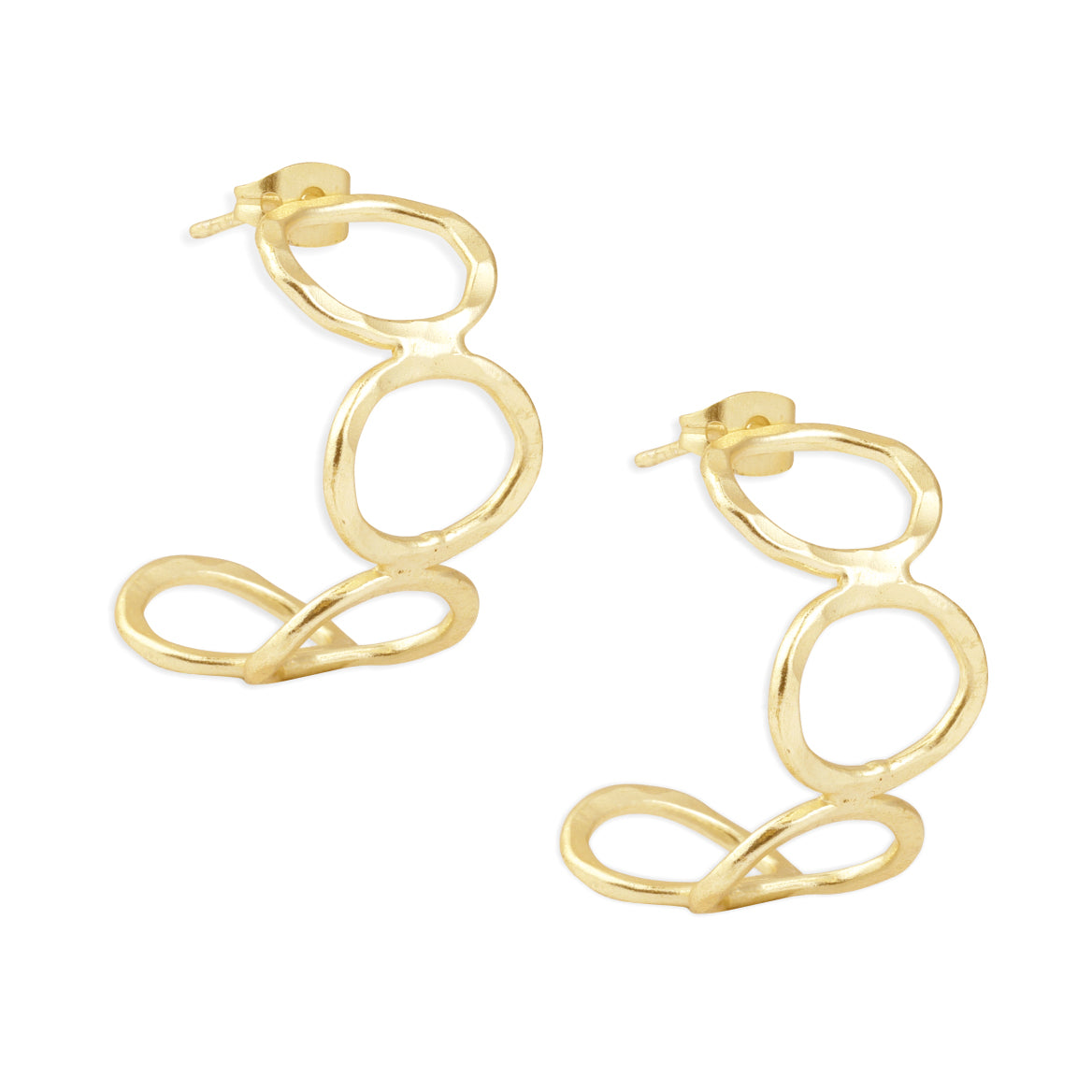 Elegant Golden Earrings - MyraUSA