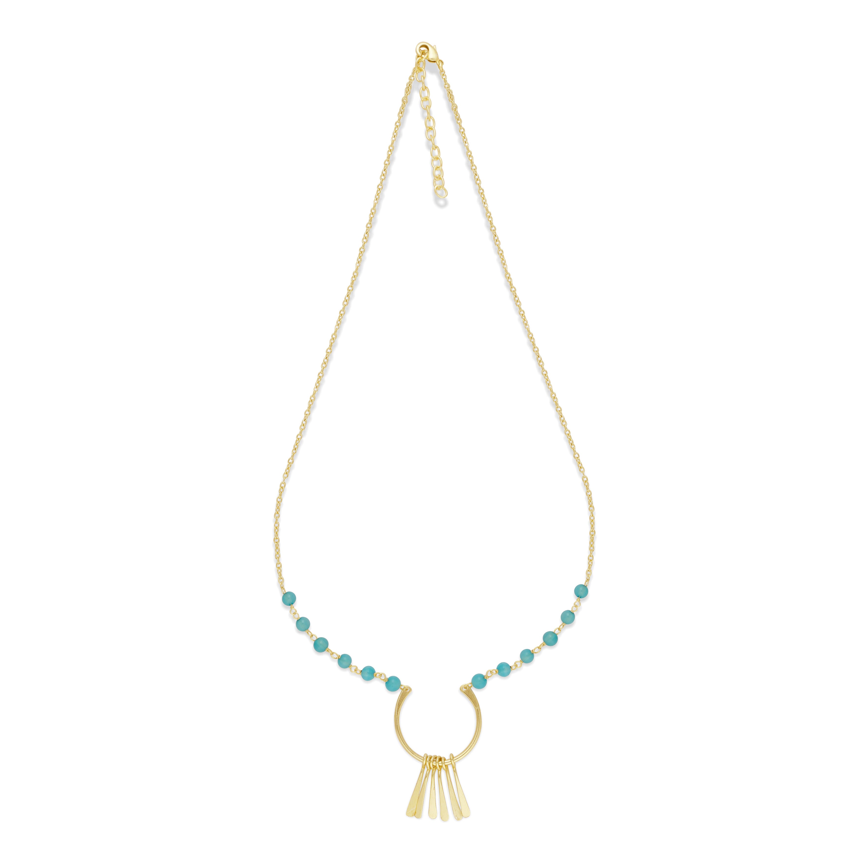 Blue Stoned Necklace - MyraUSA