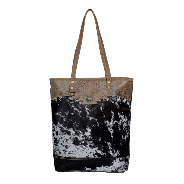 Sooty Specks  Canvas & Hairon Bag