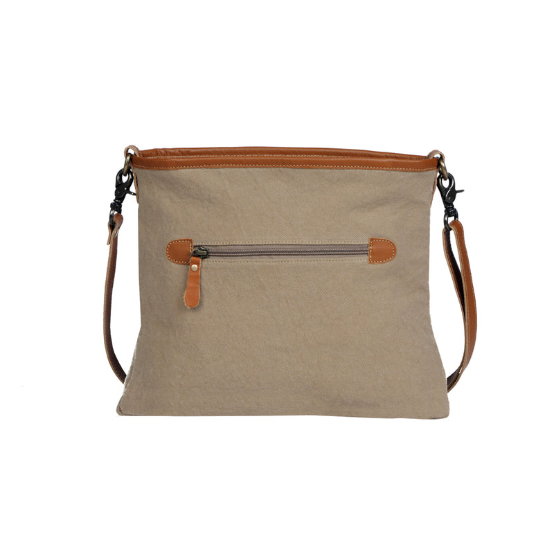 Wave-Like Shoulder Bag