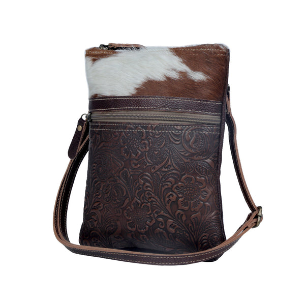 Tangled Vine Leather & Hairon Bag