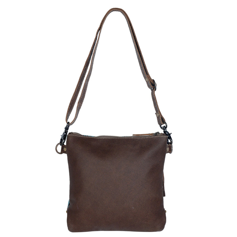 Azure Aesthetic Leather & Hairon Bag