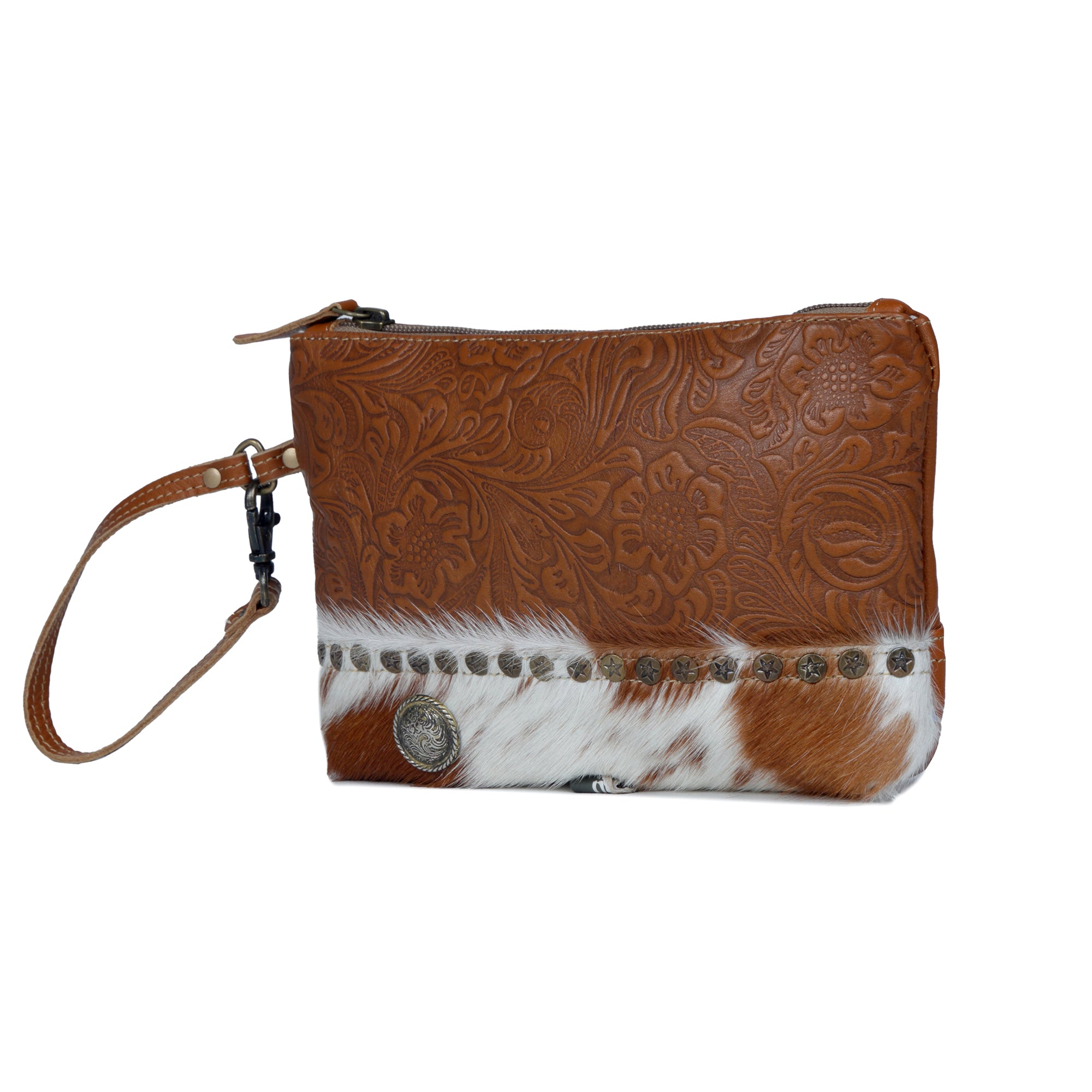 Blossomy Affair Leather & Hairon Bag - MyraUSA