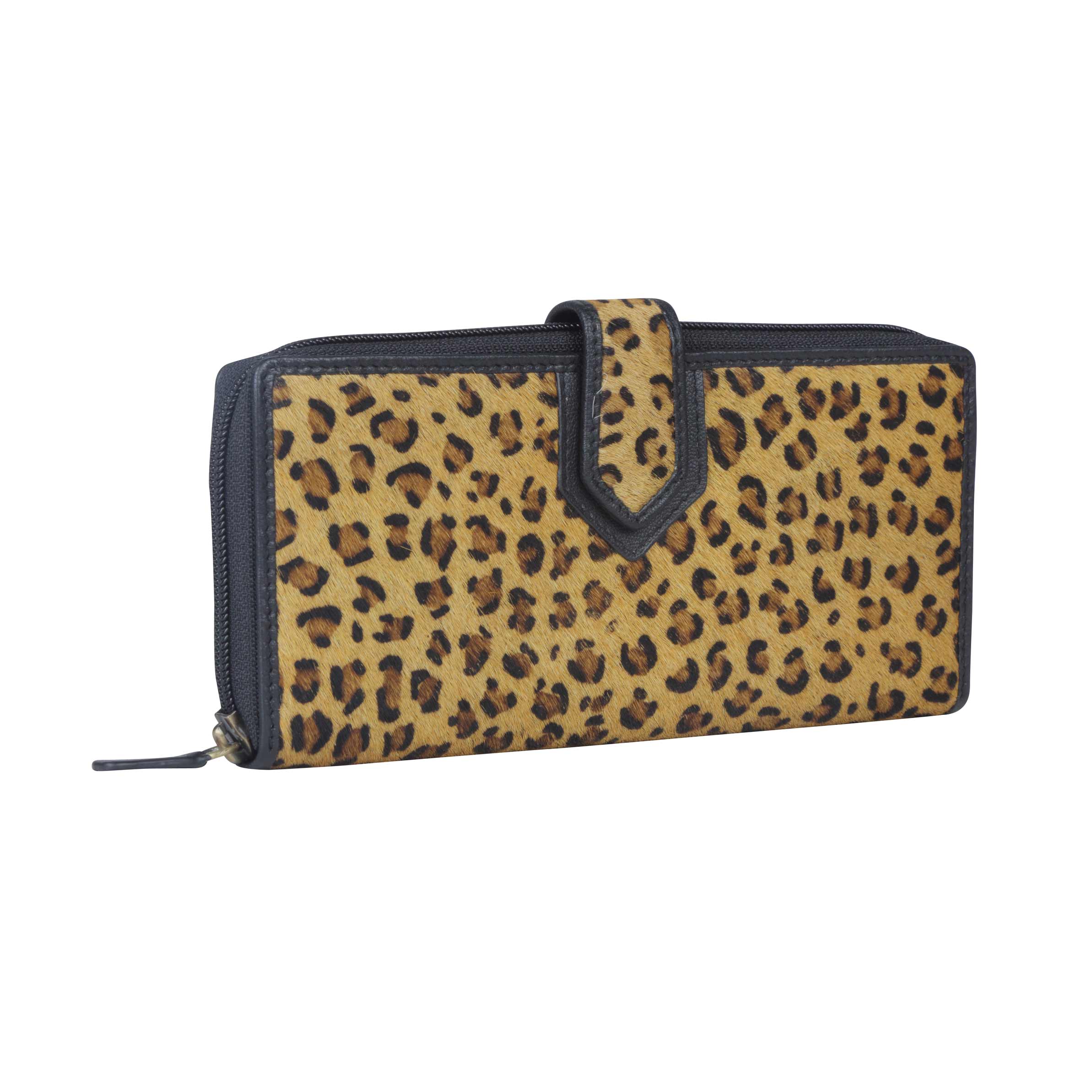 Gutsy Leopard Print Wallet - MyraUSA