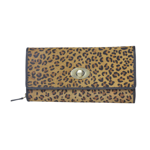 Graceful Leopard Print Wallet - MyraUSA