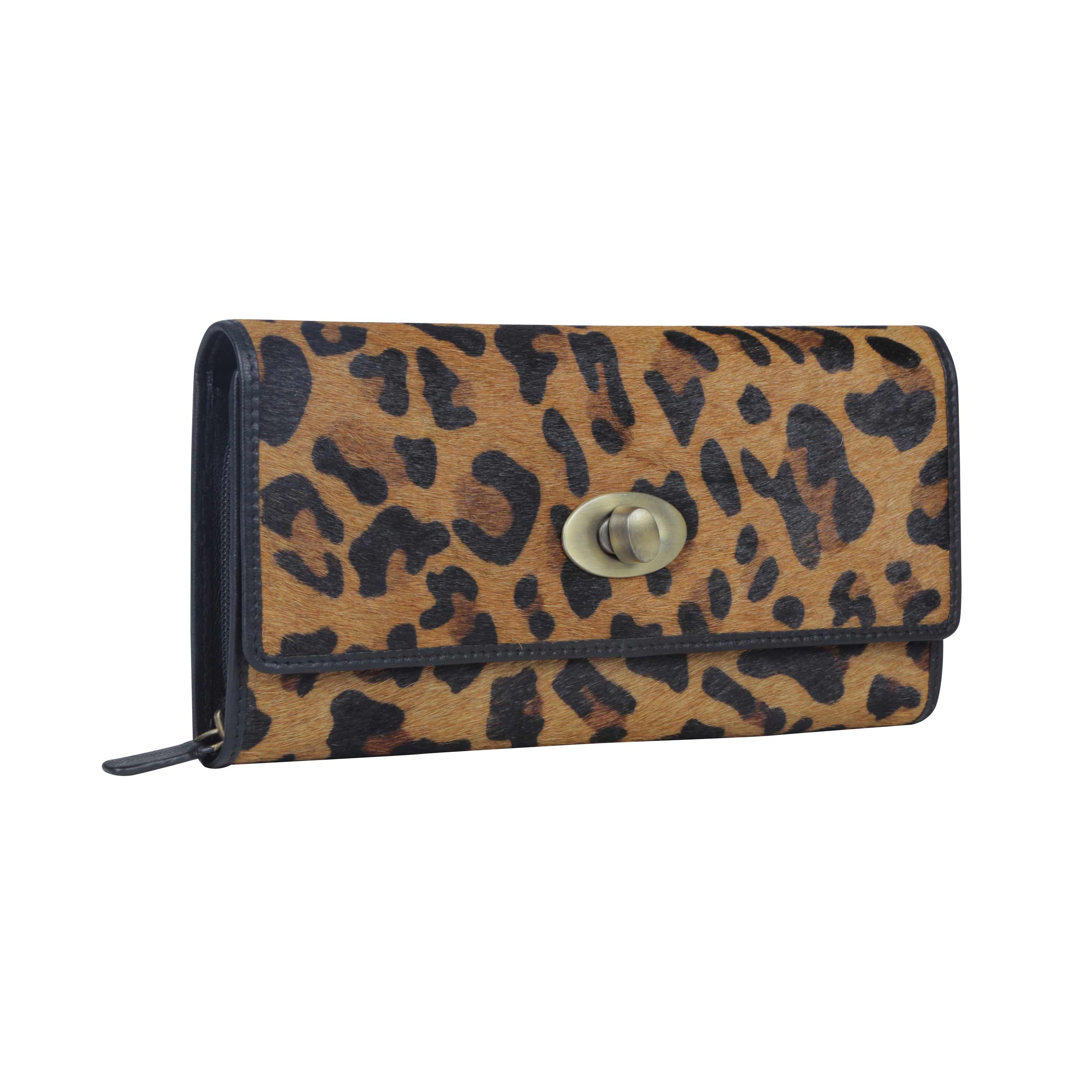 Genteel Leopard Print Wallet - MyraUSA