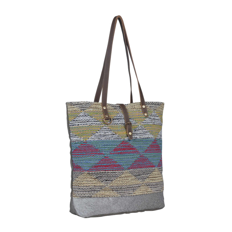 Multicolored Waves  Tote Bag,