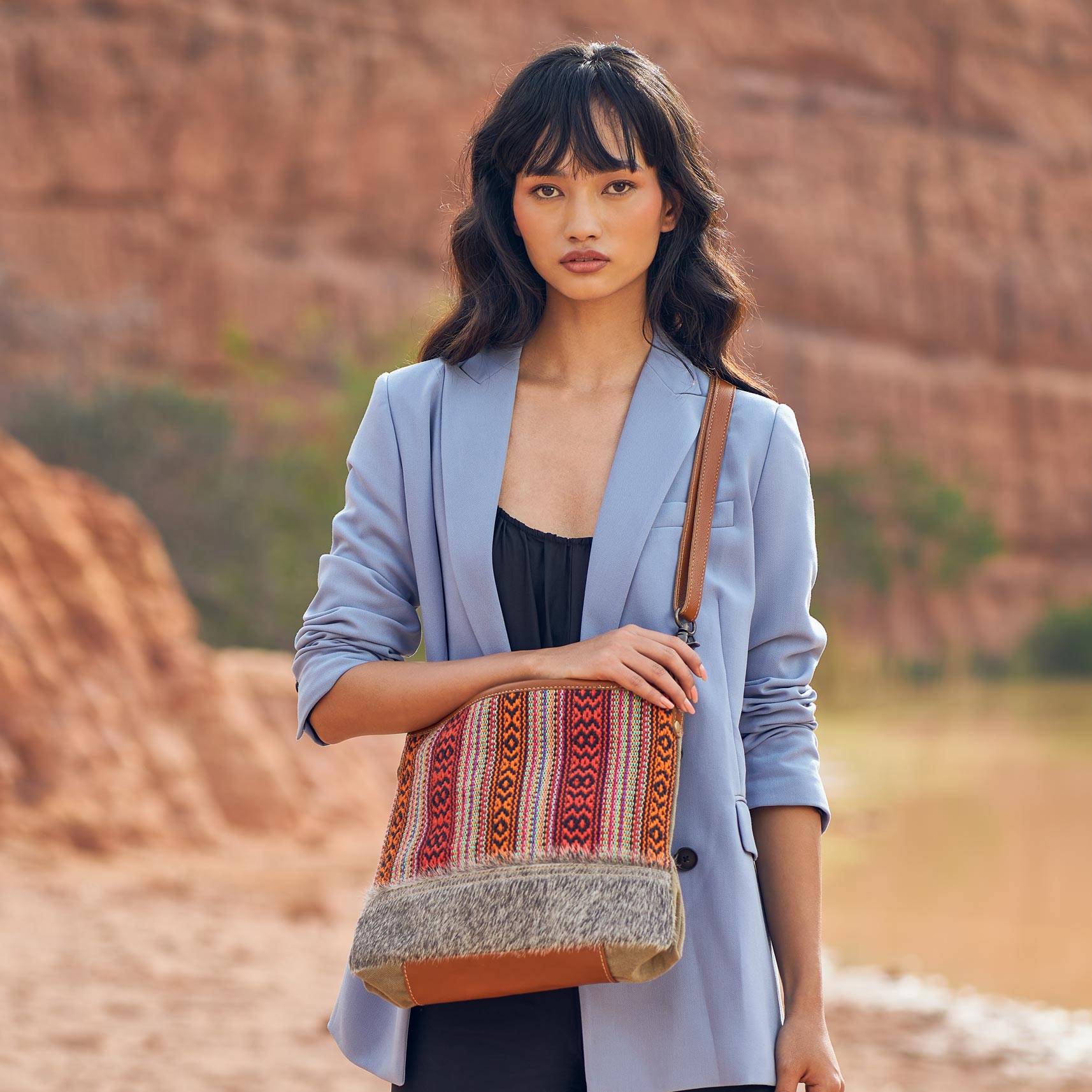 Coral Hues  Shoulder Bag - MyraUSA