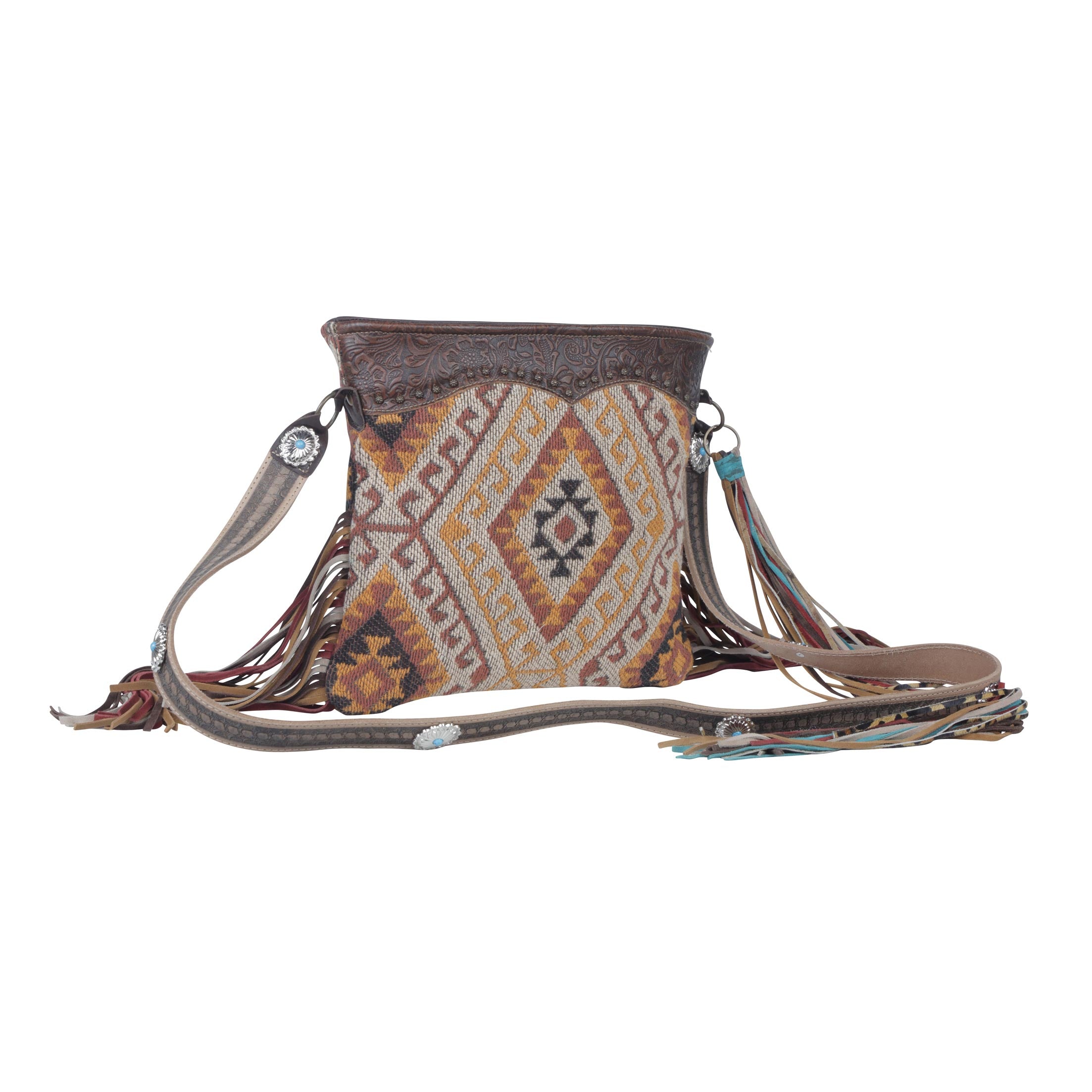 Psychedelic Tones Shoulder Bag - MyraUSA