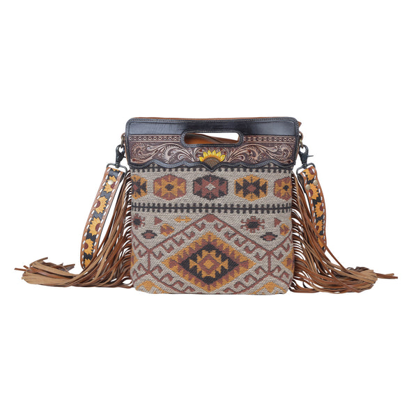 Helios Hand-Tooled Bag