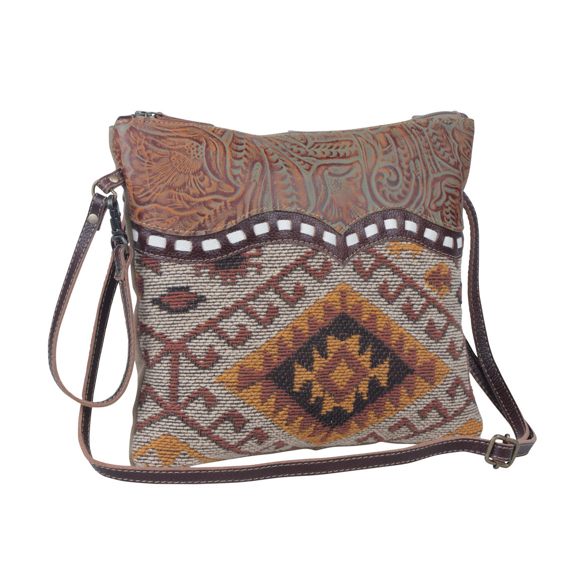 Lilies Small & Crossbody Bag - MyraUSA