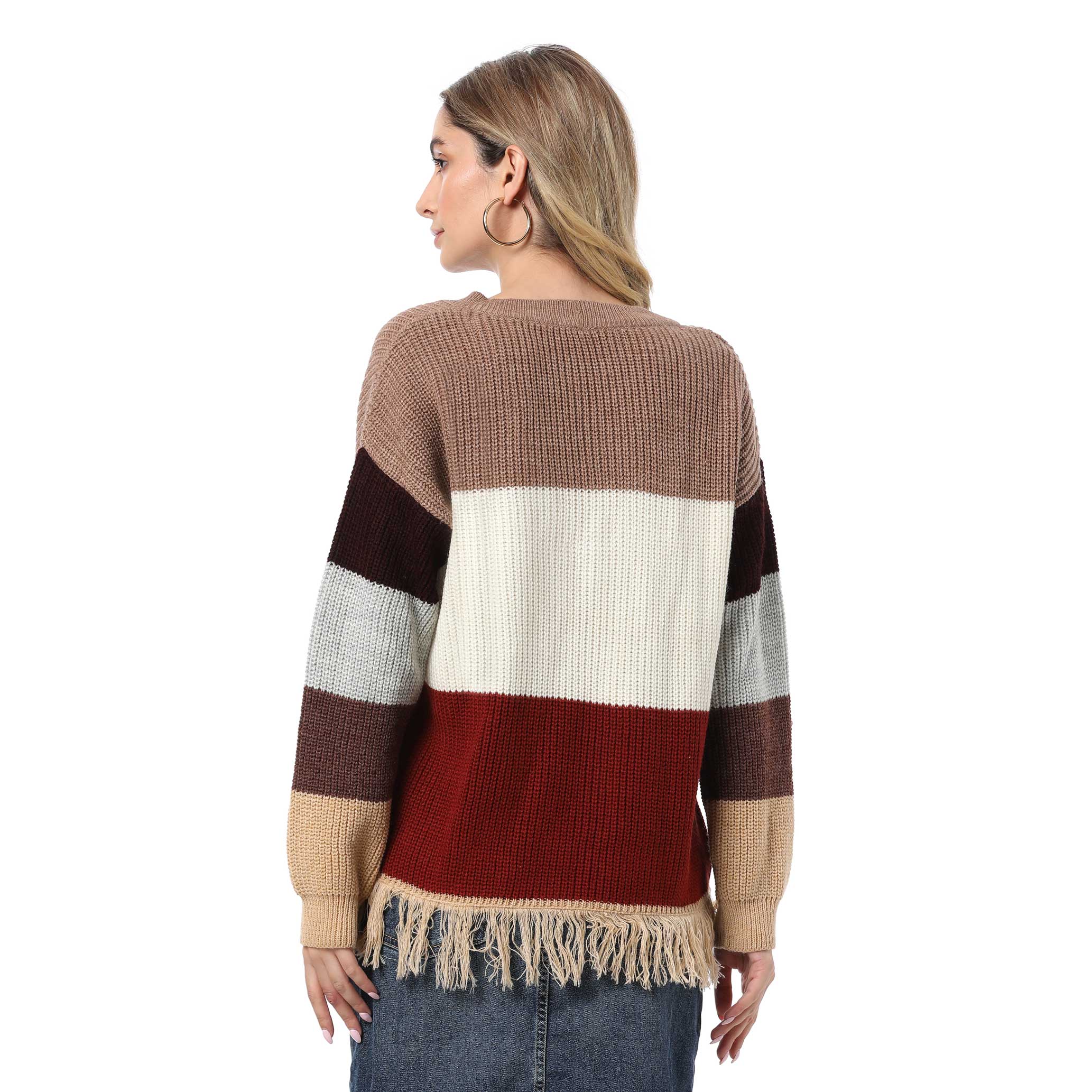 Sporty Fringe Sweater - MyraUSA