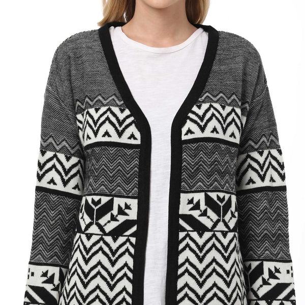 Shield Cardigan Sweater