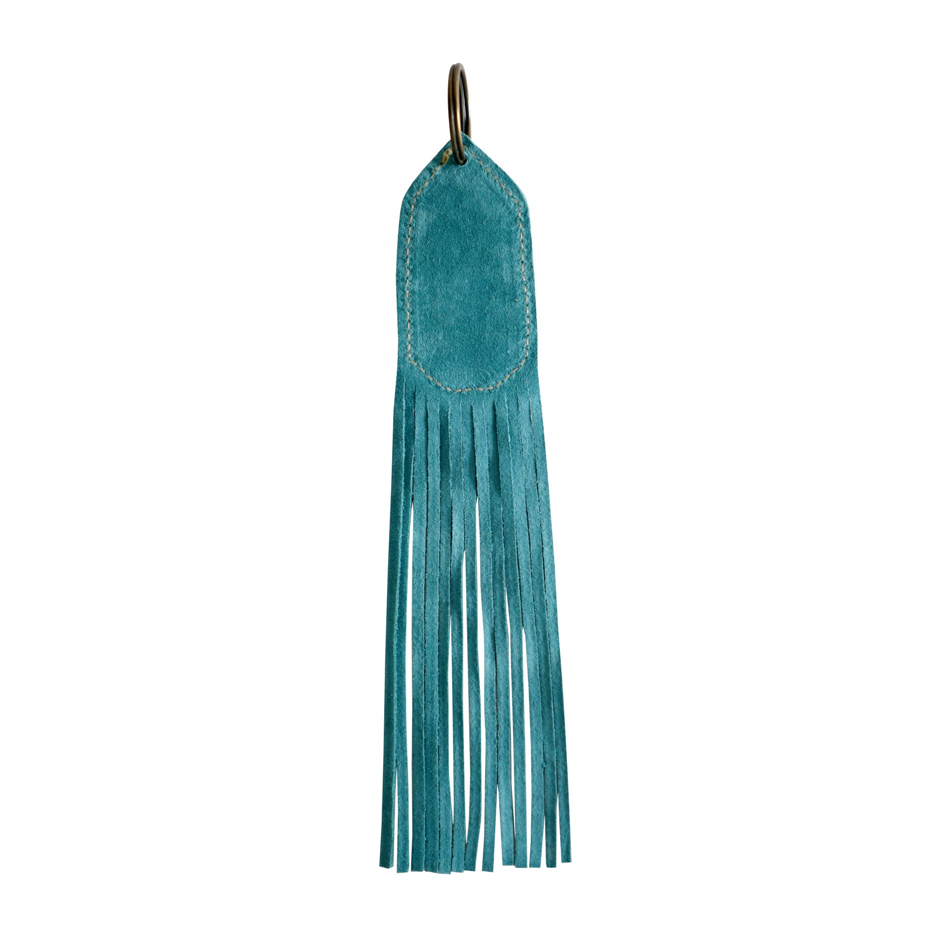 Wild blue leaf  Key Fob - MyraUSA