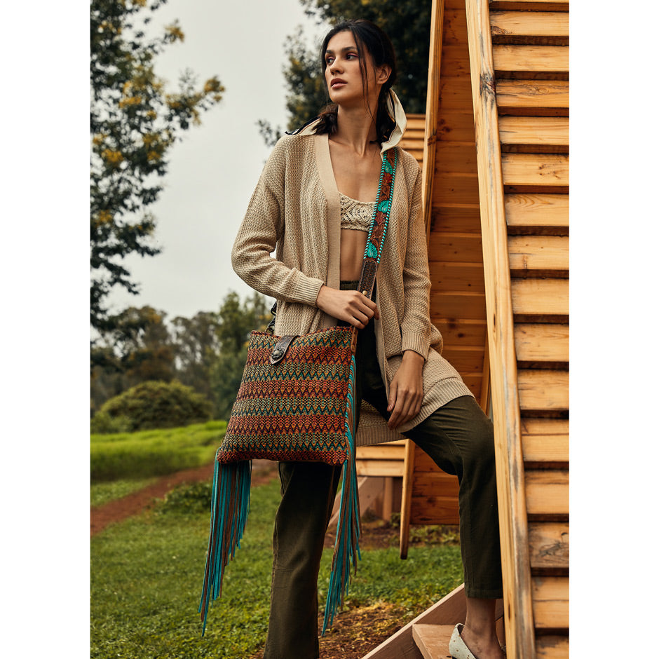 Cornelian flames Shoulder Bag - MyraUSA