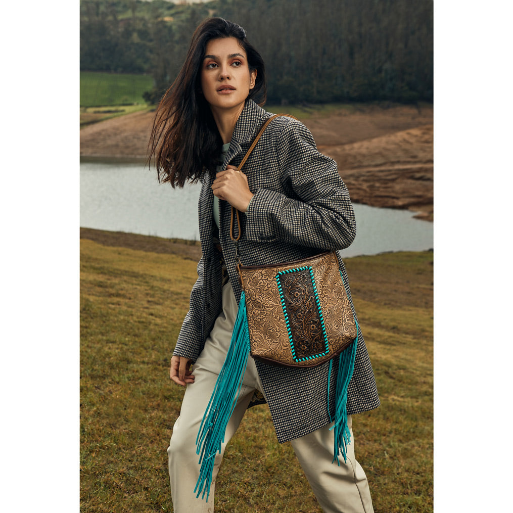 Querencia Hand-Tooled Bag - MyraUSA