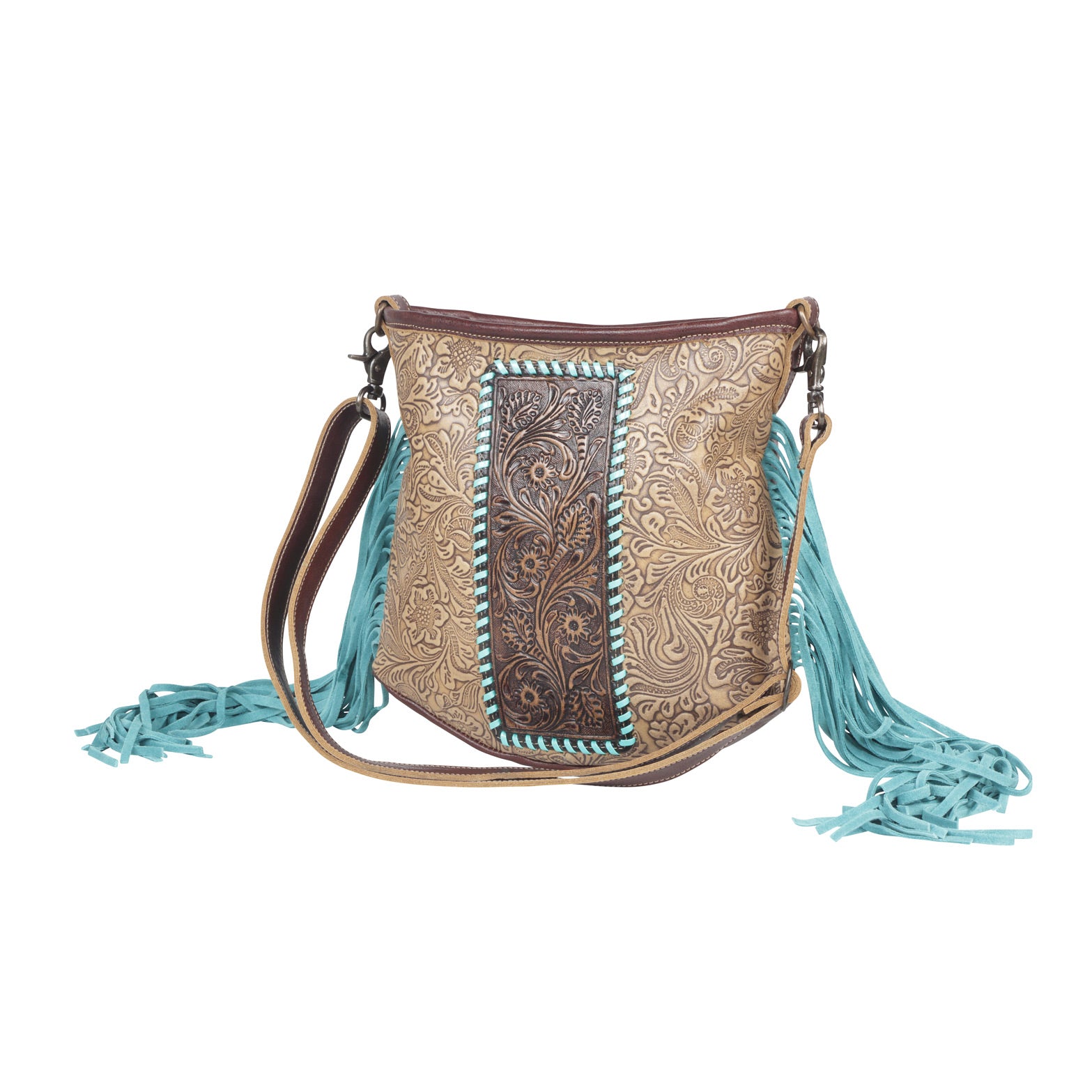 Querencia Hand-Tooled Bag - MyraUSA