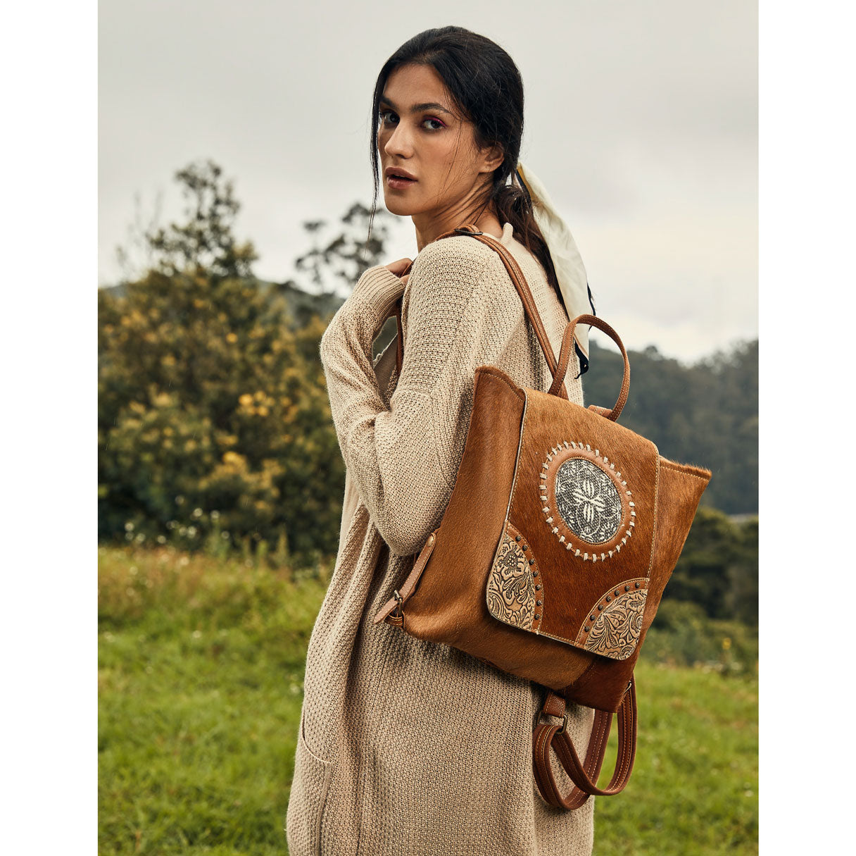 Nominal Canvas & Hairon Bag - MyraUSA