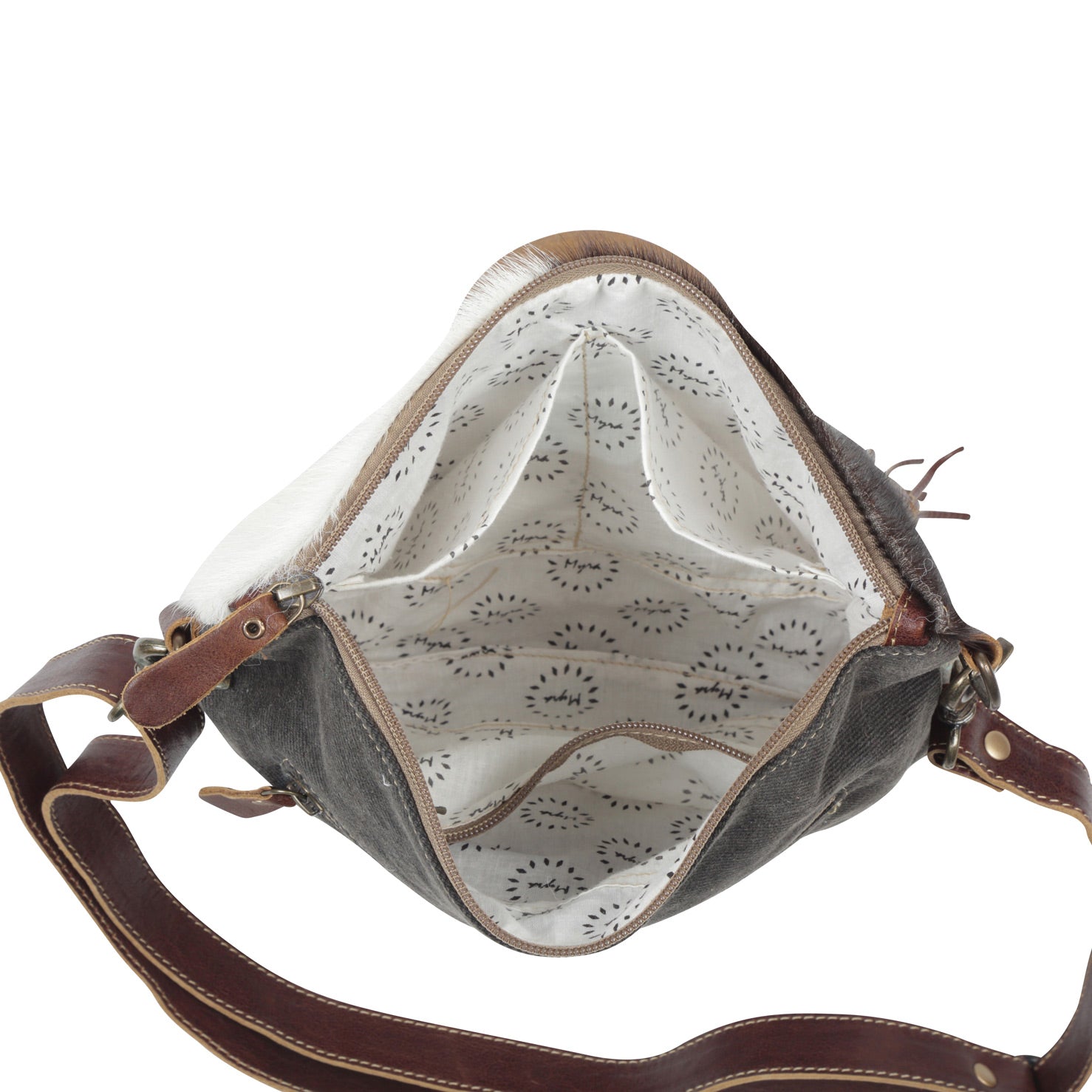 North Star Canvas & Hairon Bag - MyraUSA