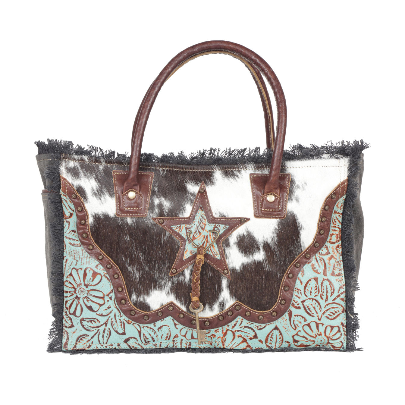 Articulate Canvas & Hairon Bag - MyraUSA