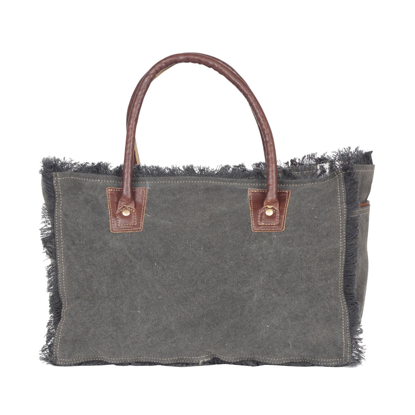 Articulate Canvas & Hairon Bag - MyraUSA