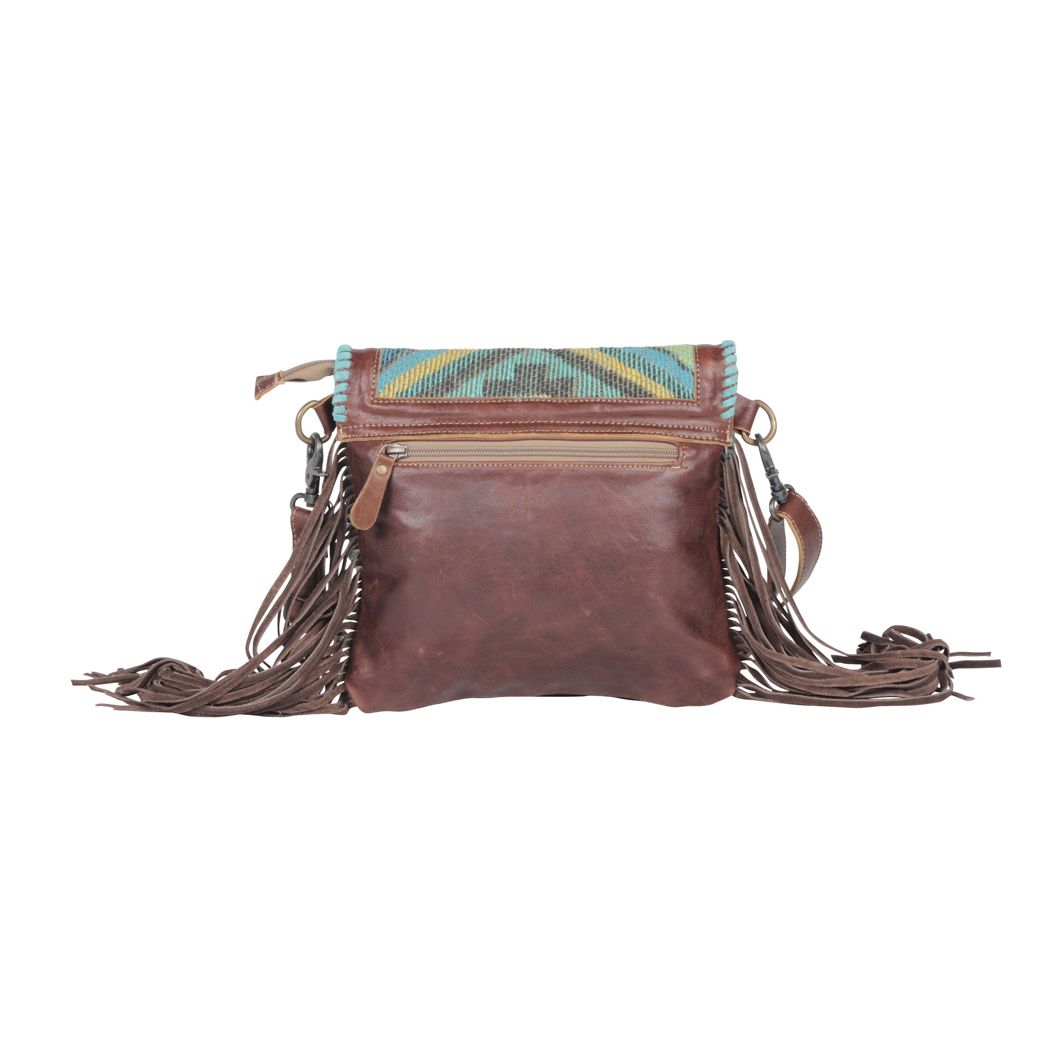 Wild West Boho Leather & Hairon Bag - MyraUSA