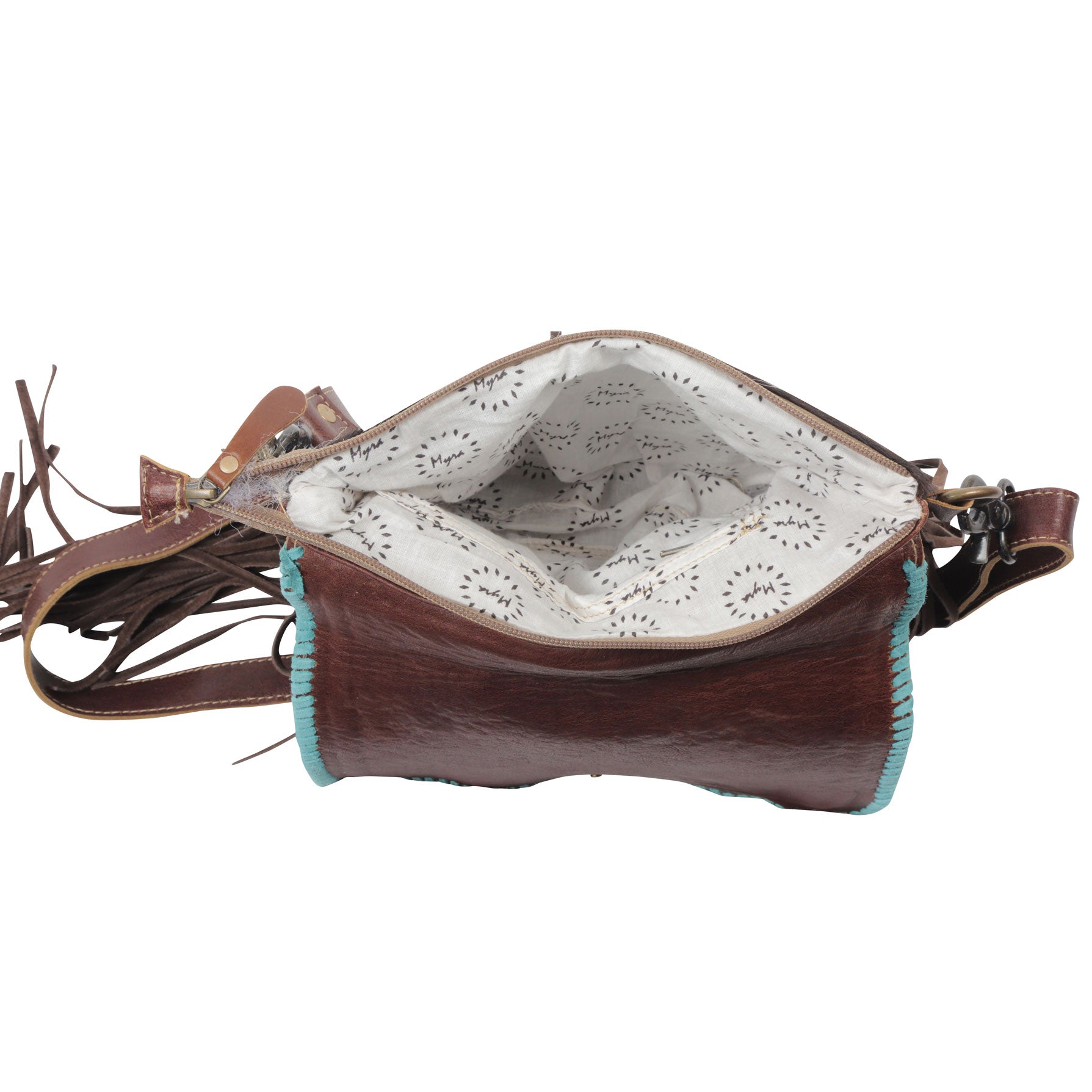 Wild West Boho Leather & Hairon Bag - MyraUSA