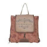 "Booklore Backpack Bag"