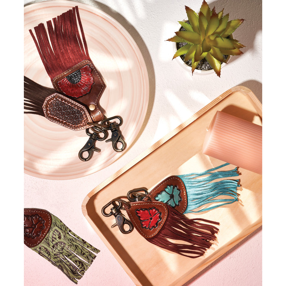 Mahogany fringes Key Fob - MyraUSA