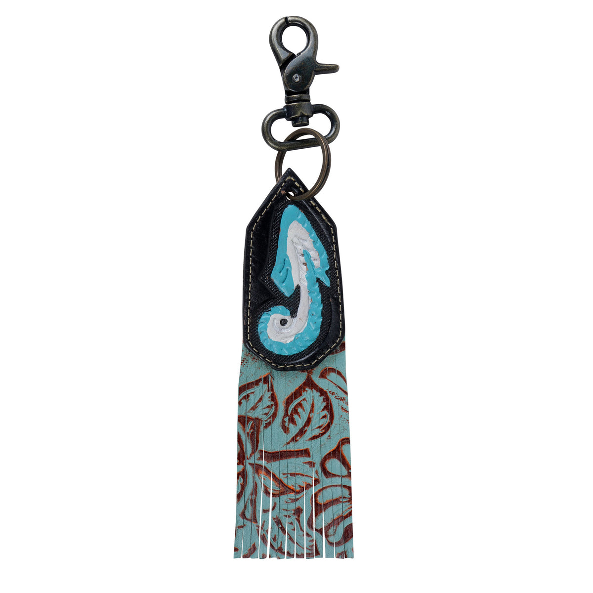 Blue Stripes Key Fob - MyraUSA