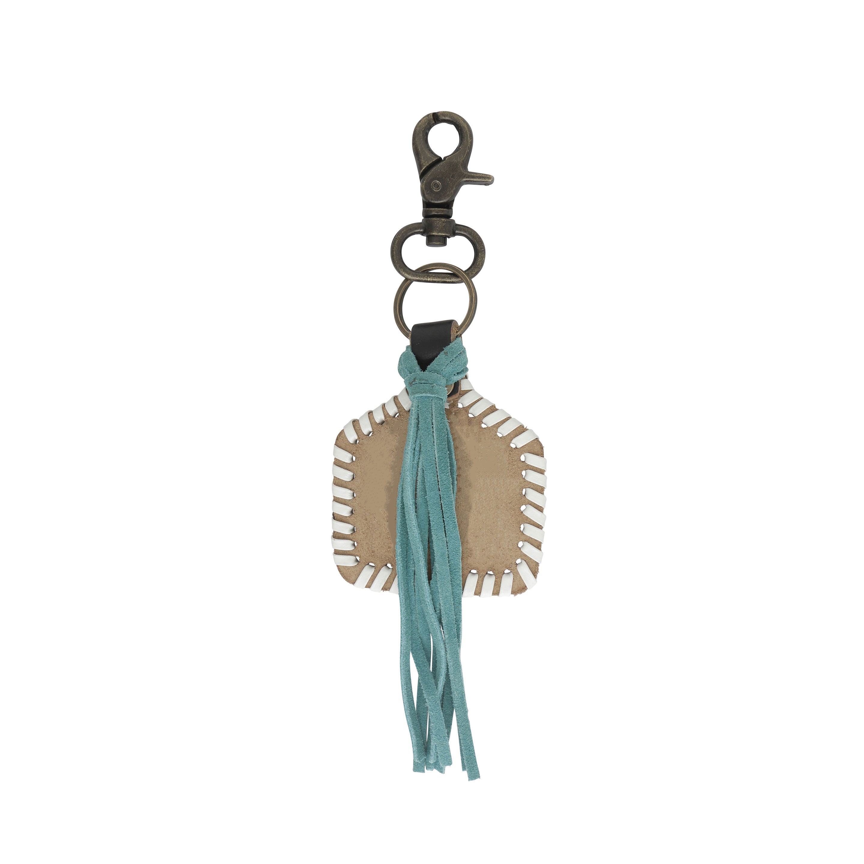 Stitched Blue Key Fob - MyraUSA