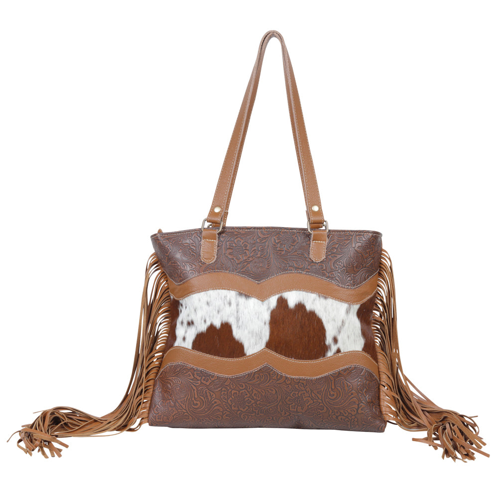 Infinity Leather & Hairon Bag - MyraUSA