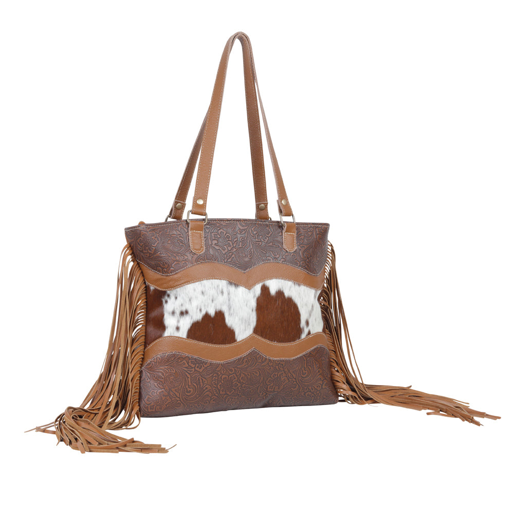 Infinity Leather & Hairon Bag - MyraUSA