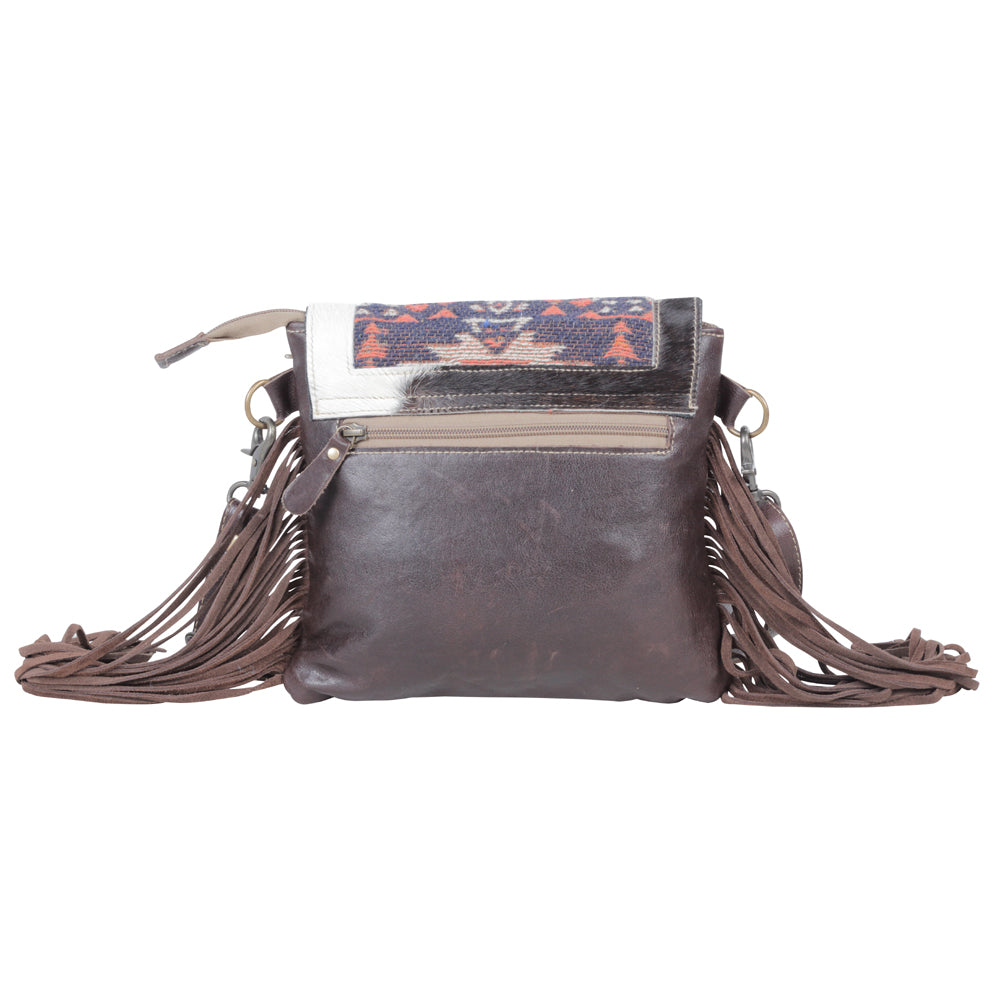 Sphynx Leather & Hairon Bag - MyraUSA