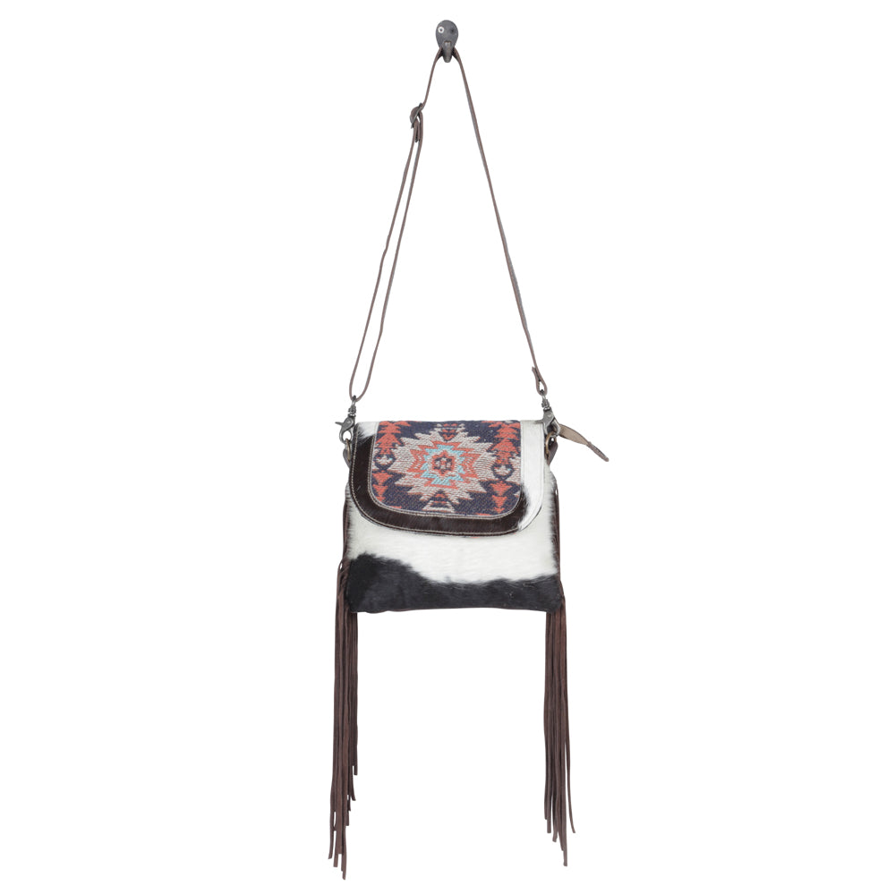 Sphynx Leather & Hairon Bag - MyraUSA
