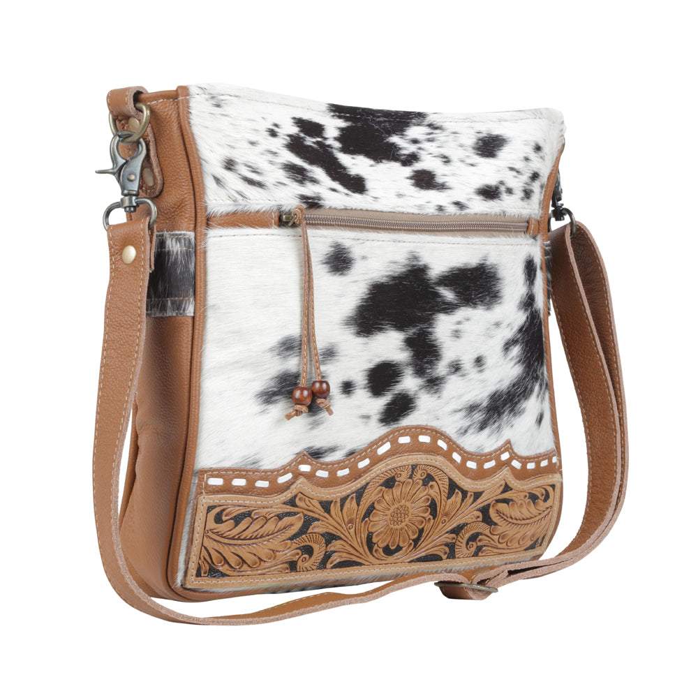 Genetic Hand-Tooled Bag - MyraUSA