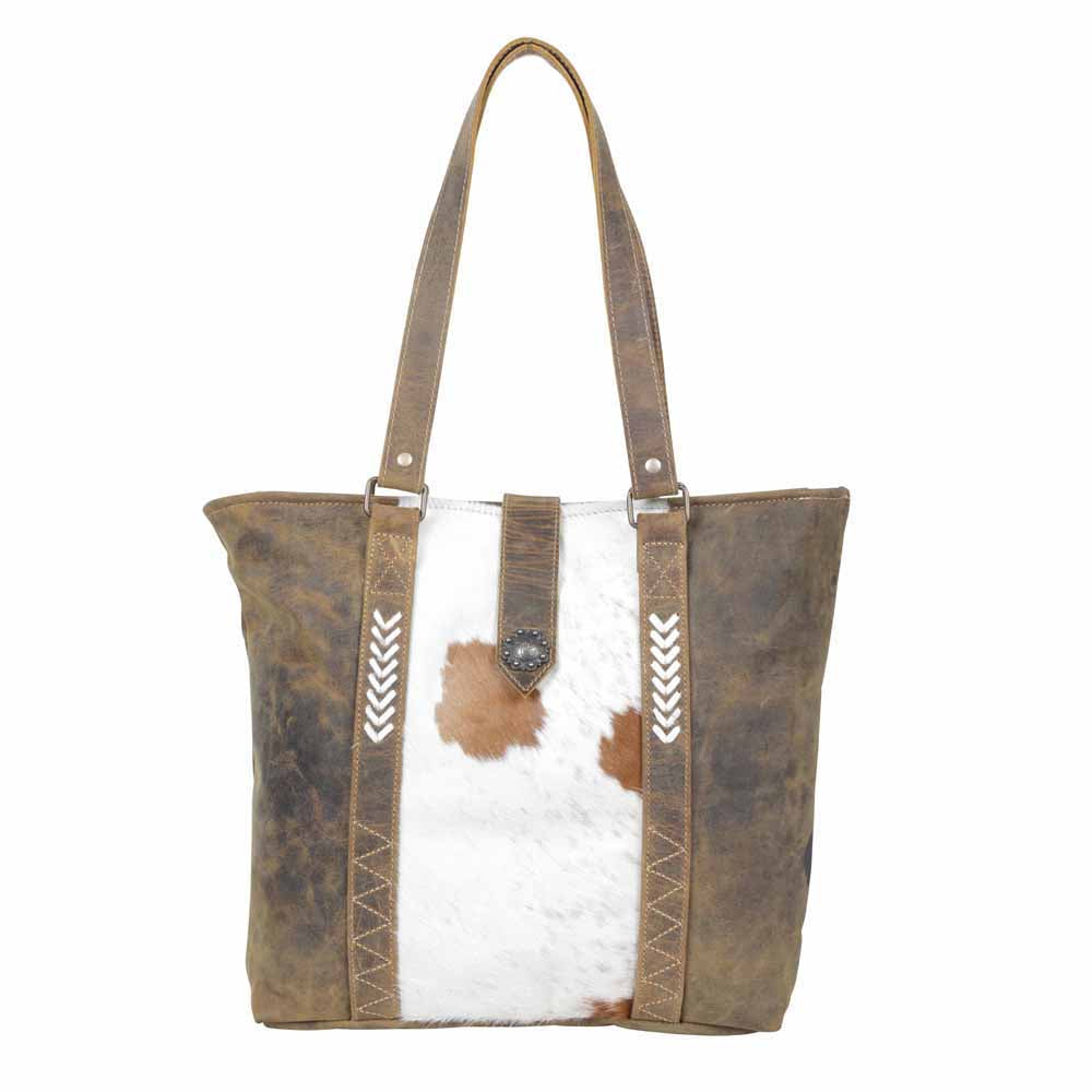 SAND DUNES LEATHER & Hairon BAG - MyraUSA