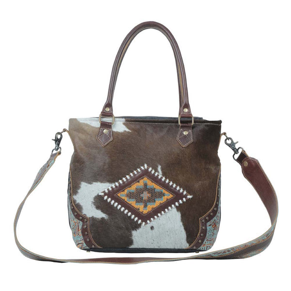 Domerang Canvas & Hairon Bag - MyraUSA