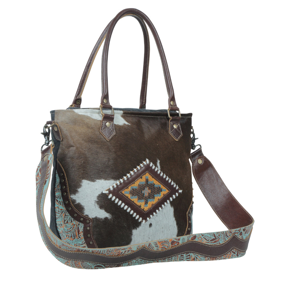 Domerang Canvas & Hairon Bag - MyraUSA