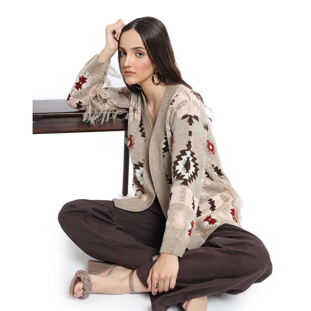 Fist-pump! Cardigan Sweater SMALL - MyraUSA
